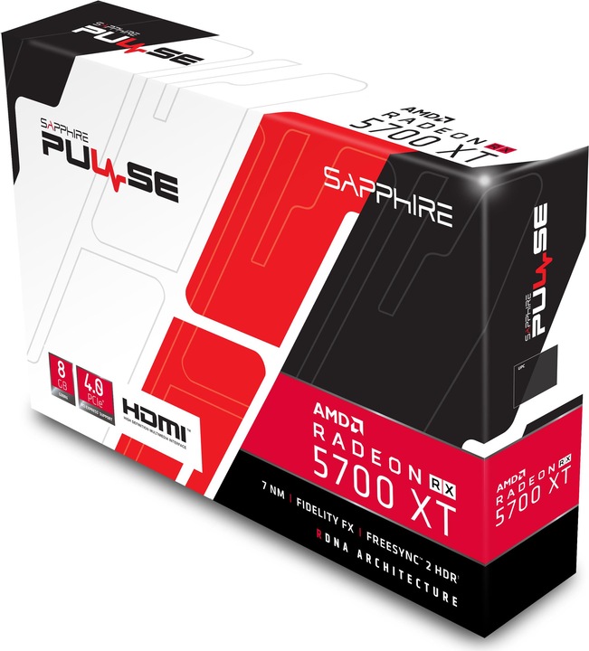 Actual product image Sapphire Radeon RX 5700 XT Pulse (8 GB)