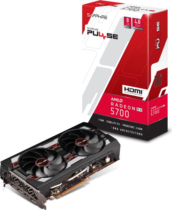 Actual product image Sapphire Pulse Radeon RX 5700 (8 GB)