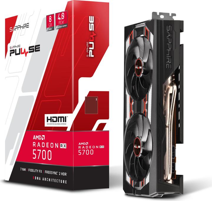 Actual product image Sapphire Pulse Radeon RX 5700 (8 GB)