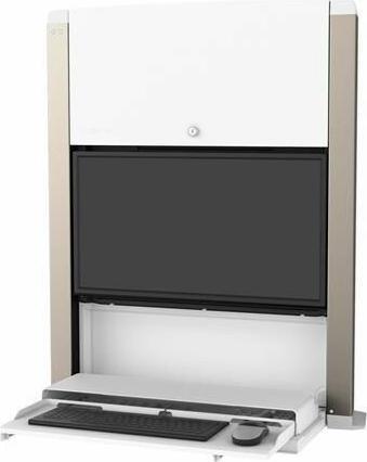 Produktbild Ergotron CareFit 24inch Sit-Stand Enclosure Snow (Wand, 27")