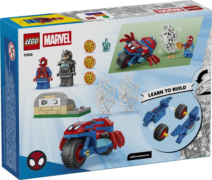 Produktbild LEGO Spidey auf Motorrad vs. Rhino (LEGO Marvel)