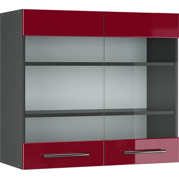 Vicco, Regal, Küchenglasschrank Fame-Line (80 x 34 x 72 cm)