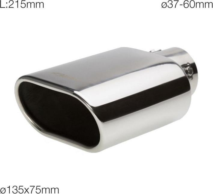 Produktbild Simoni Racing Endrohrblende 135x75mm oval