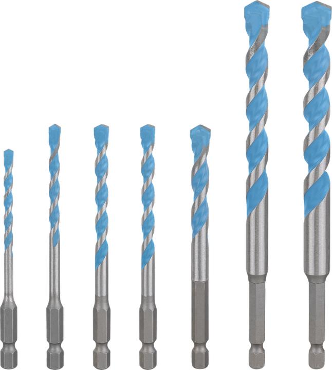 Produktbild Bosch Professional Zubehör Expert HEX-9 Multi Construction Bohrer-Set (8.0 Millimeter, 10.00 Millimeter, 5.0 Millimeter, 12.0 Millimeter, 6.0 Millimeter, 4.0 Millimeter)