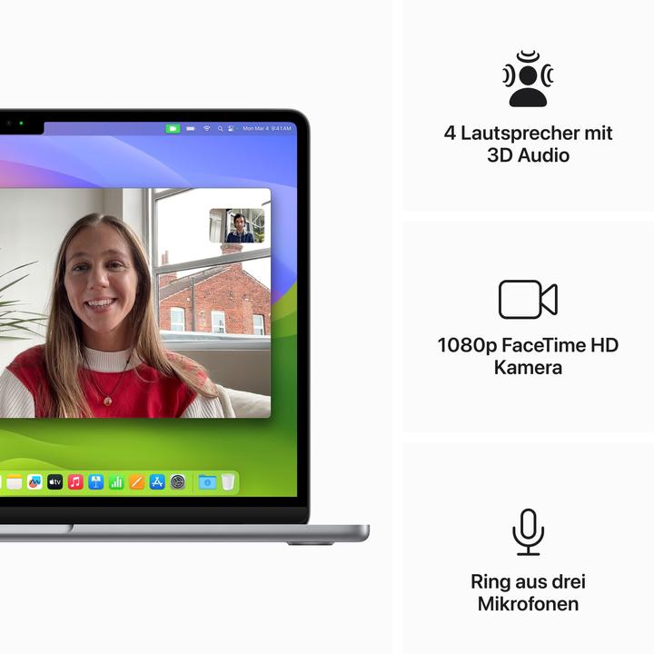 Actual product image Apple MacBook Air – 2024 (13.60", M3, 16 GB, 1000 GB, DE)
