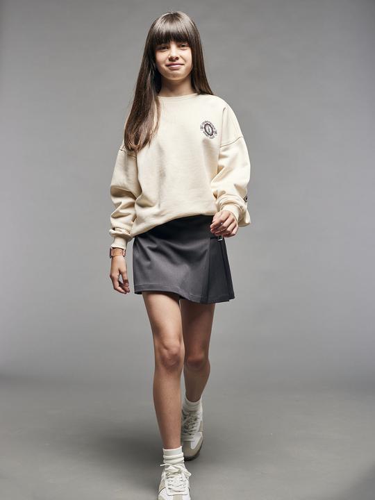 Immagine prodotto Jonen Mädchen Sweatshirt mit Glitzerbuchstaben hinten (128)