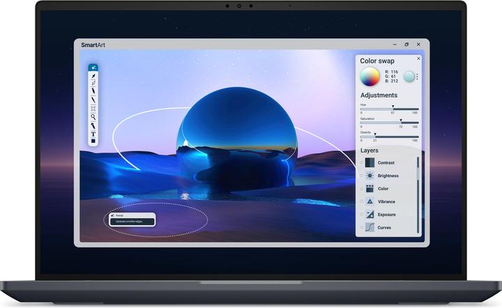 Produktbild Dell Pro Max Premium 16 MA16250 (16", 1000 GB, 32 GB, CH, Intel Core Ultra 7 265H)