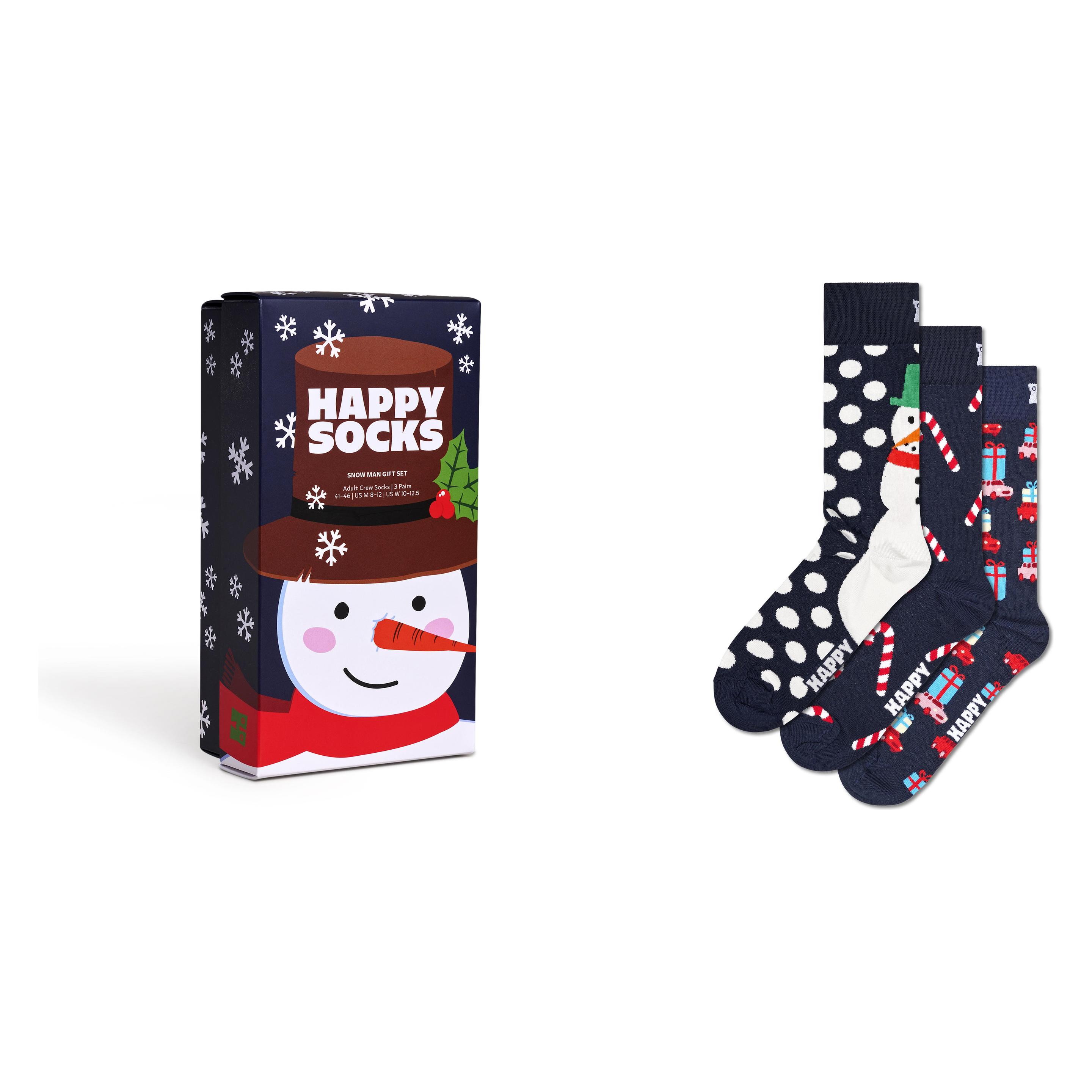 Happy Socks, Unisex, Socken, Holiday Navy Socks Gift Set, Mehrfarbig, (Einzelpack, 36 - 40)