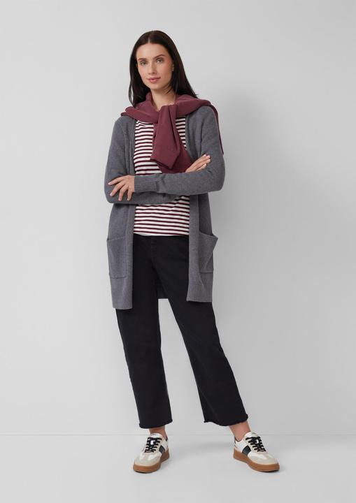 Produktbild s.Oliver Strickjacke Weiche Strickjacke mit aufgesetzten Taschen (42)