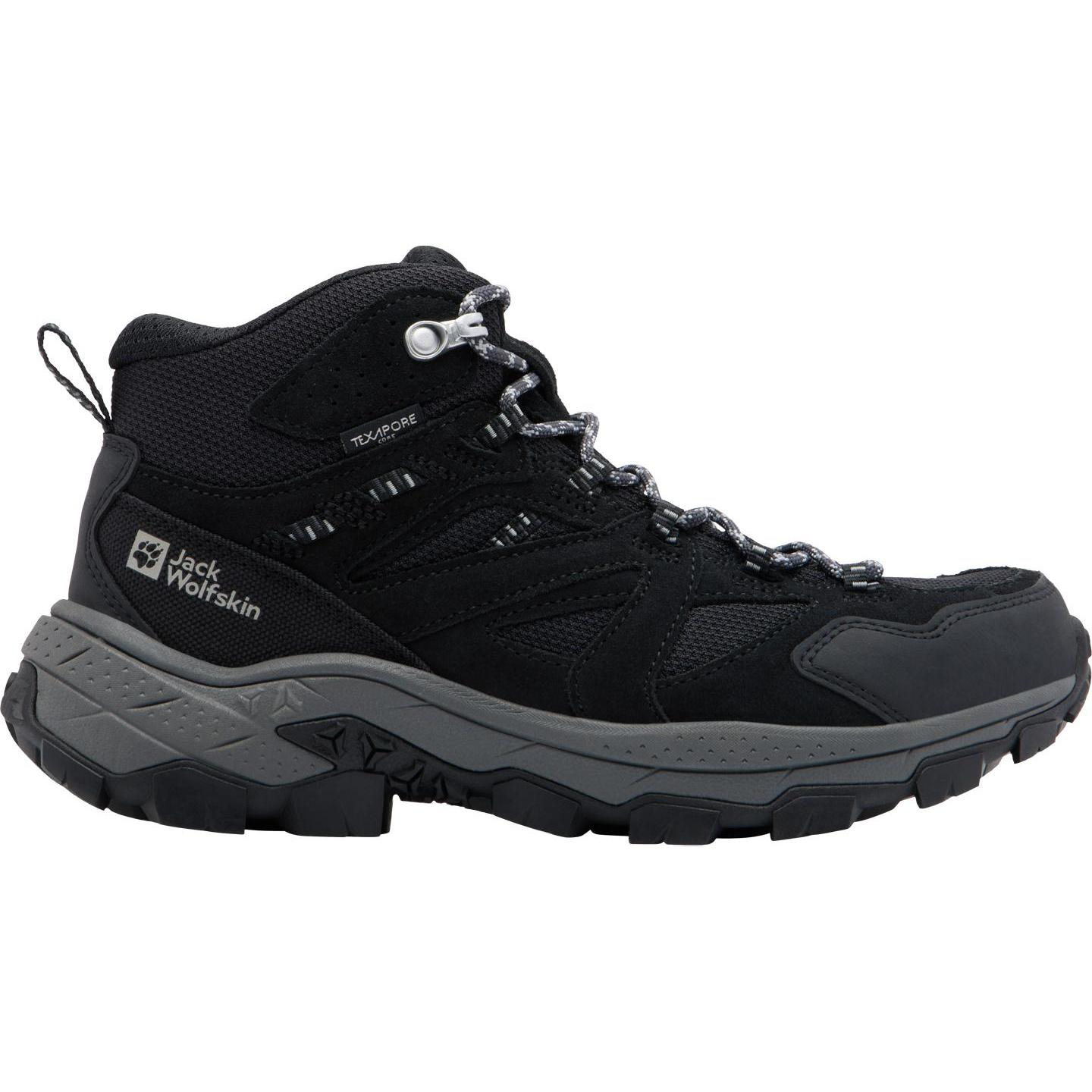 Jack Wolfskin, Damen, Wanderschuhe, Women's Vojo Tour Texapore Mid (37), Schwarz