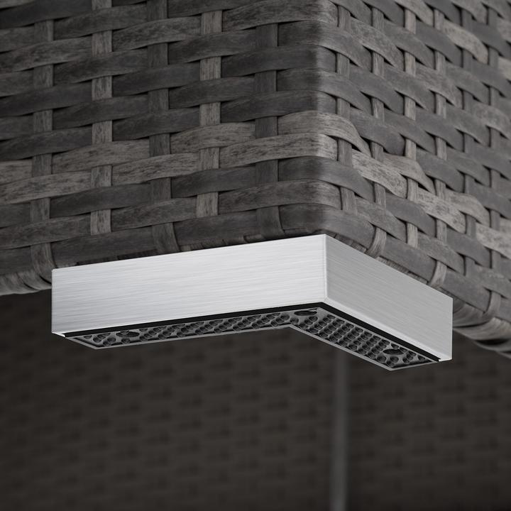 Produktbild tectake Rattan Lounge Paris