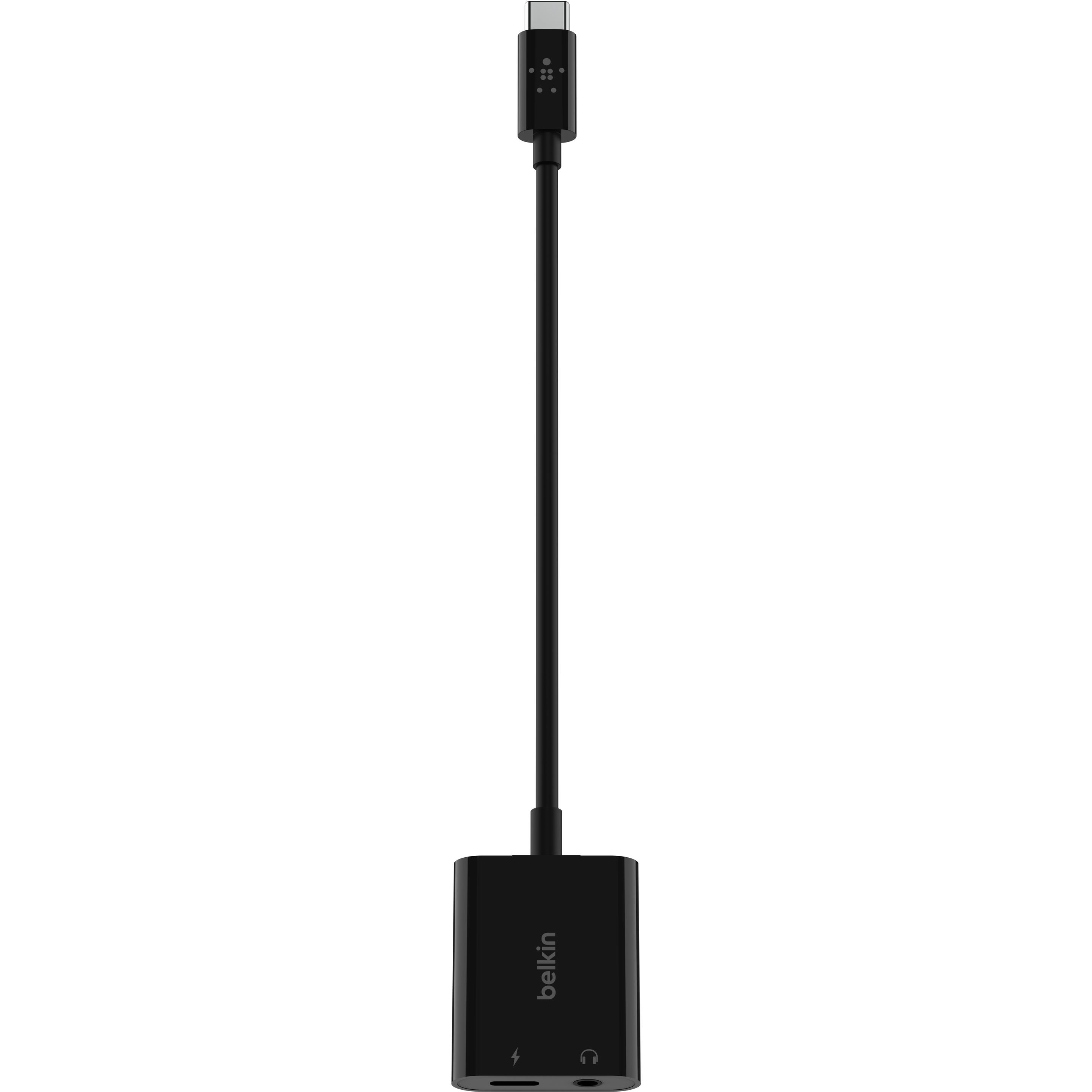 Thumbnail - Belkin RockStar (Audio, 19.60 cm), Data + Video Adapter, Schwarz
