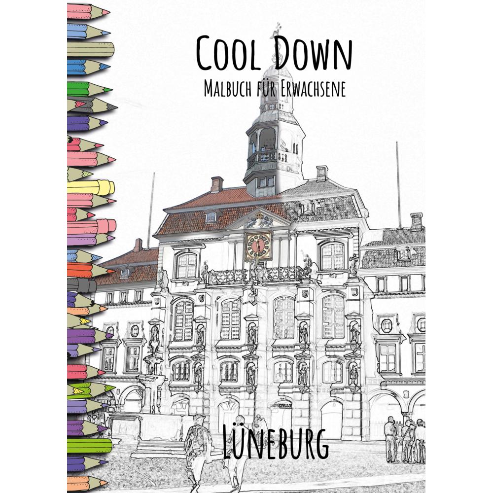 Herpers Cool Down Malbuch für Erwachsene: Lüneburg