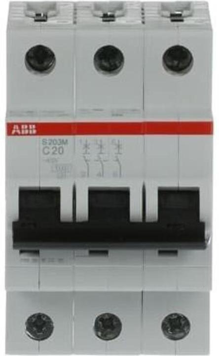 Produktbild ABB S203M-C20 Sicherungsautomat 20A pro M compact 3-polig