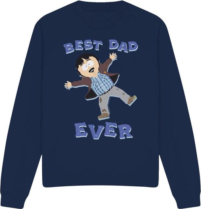 Actual product image Ubisoft Unisex Adult Best Dad Ever Randy Marsh Fathers Day Sweatshirt (S)