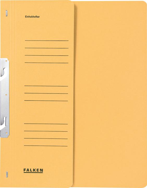 Falken Einhakhefter DIN A4 250g/m² Manilakarton chamois (A4, 50x)