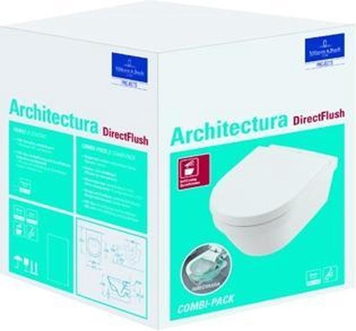 Villeroy & Boch V&B Combi-Pack ARCHITECTURA DirectFlush weiss C+