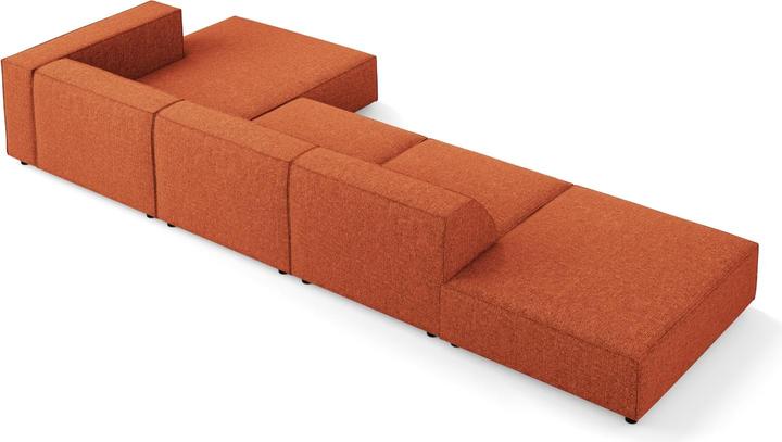 Actual product image Cosmopolitan Design Right Corner Sofa, "Arendal", 5 Seats, Terracotta, 341x166x70 Made in Europe (2 person sofa, 3-seater, 4-seater, Corner sofa)