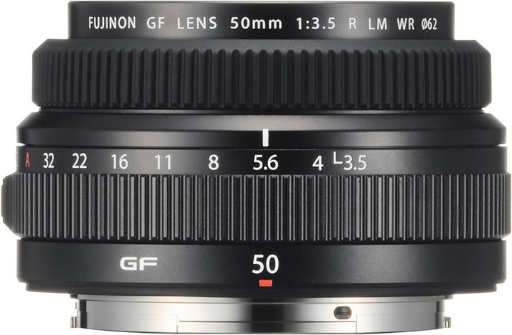 Fujifilm Fujinon GF 50mm F3.5 R LM WR (Fujifilm Fujinon GF, Formato medio)