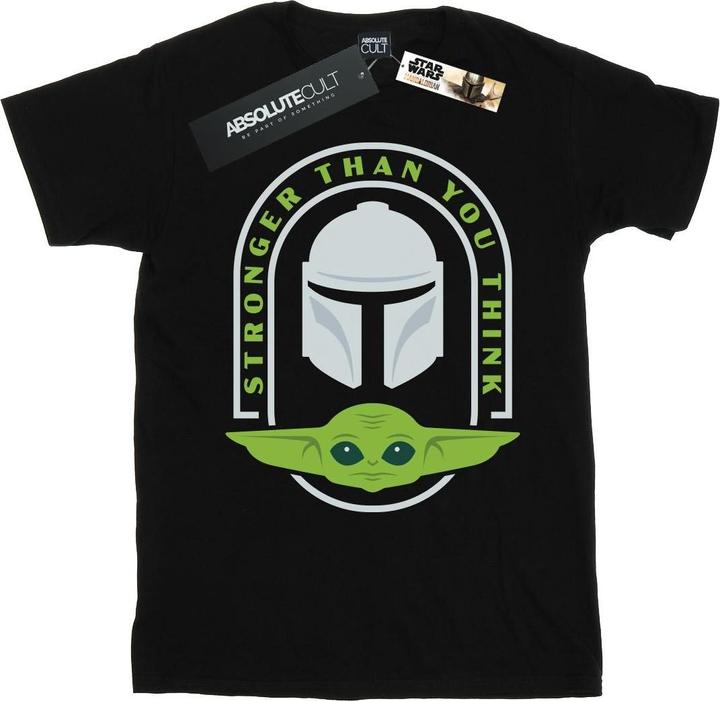 Immagine prodotto Star Wars The Mandalorian Stronger Than You Think Maglietta Uomo (XXL)