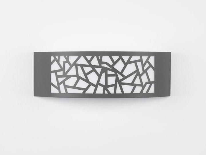 Produktbild Nova Luce ZENITH Wandleuchte E27 Grau 12W IP44 30,3x9x10cm dimmbar 9020932 (E27, IP44)