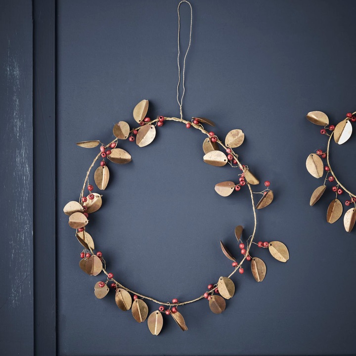 Actual product image House Doctor Wreath, HDAuric, gold