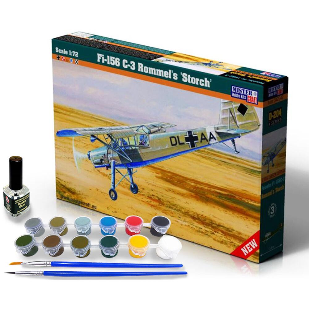 MeisterCraft Fi-156 C-3 Rommels Storch START SET