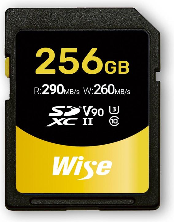 Produktbild Wise SDXC UHS-II V90 256GB (256 GB, SDXC, U3, UHS-II)