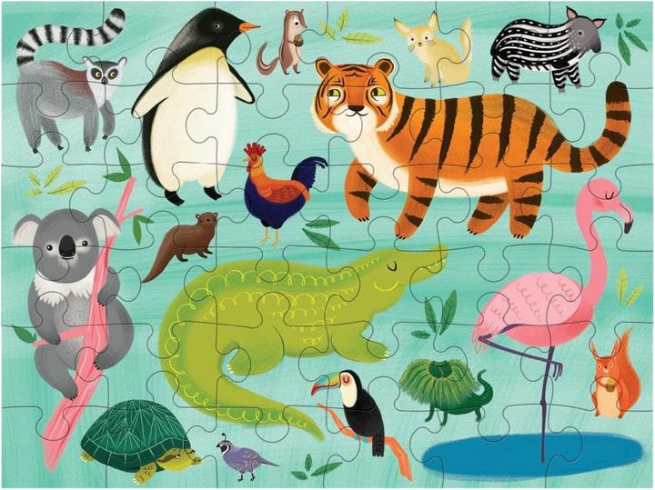 Produktbild Mudpuppy Puzzle To Go Tiere der Welt (36 Teile)