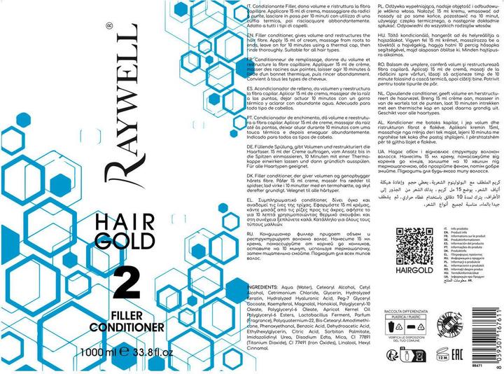 Produktbild Raywell Boto Hair Gold Conditioner Filler Effect (1000 ml)