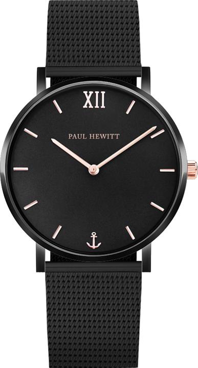 Paul Hewitt Sailor Line Black Sunray (Analoguhr, 39 mm)