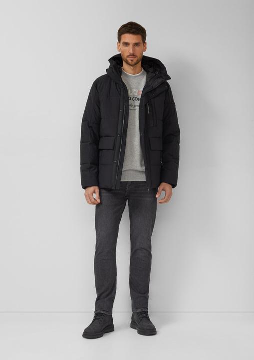 Produktbild s.Oliver Sweatshirt Weiches Sweatshirt mit Artwork im Relaxed Fit (M)