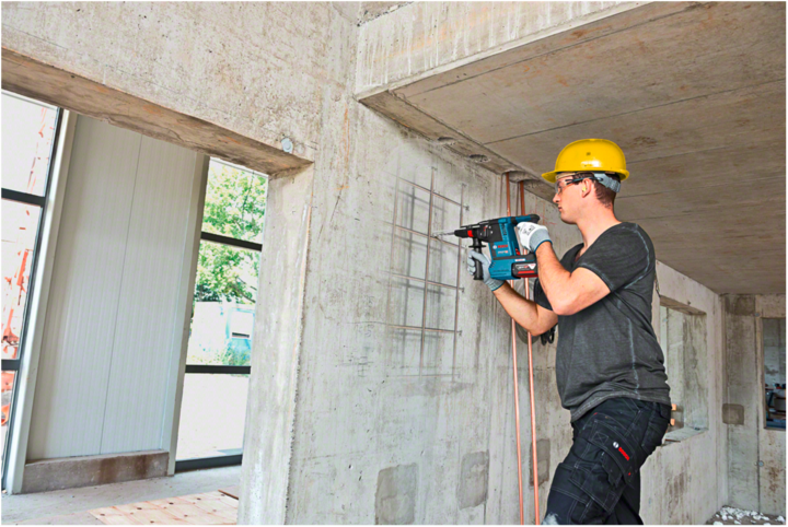 Actual product image Bosch Professional GBH 18V-26 F Cordless Hammer Drill (Rechargeable battery operated)