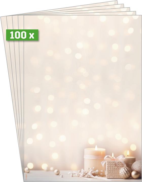 Produktbild Sigel Weihnachtsbriefpapier (A4, 100 Blätter, 90 g/m²)