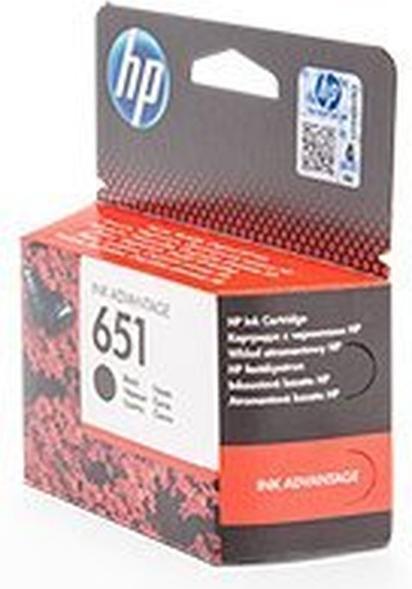 Produktbild HP Ink Cartridge No 651 Black (BK)