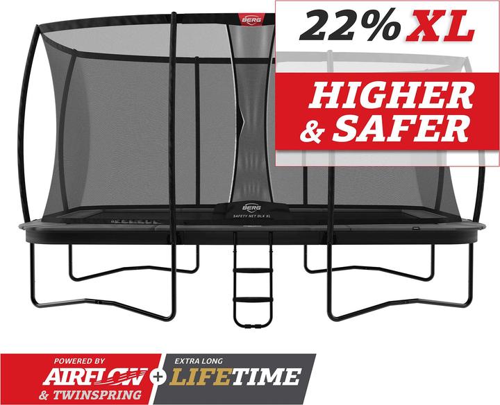 BERG Ultim Champion Regular 410 Grey + Safety Net DLX XL