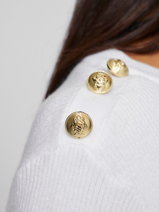 Actual product image Vila Round neck top with long sleeves (L)
