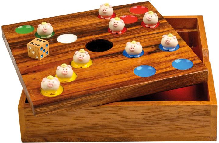 Philos Piggy in the pit (German, French, Italian, English)