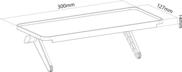 Produktbild Neomounts by Universal Multimedia/Camera Shelf - wide (TV-Möbel)