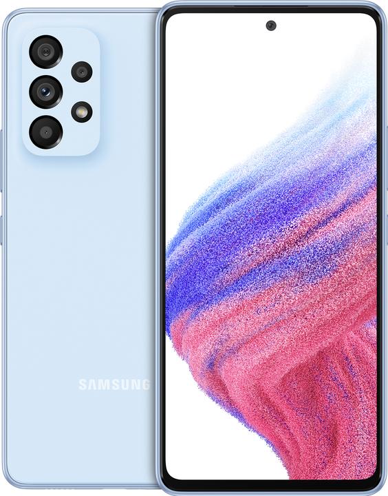 Immagine prodotto Samsung Galaxy A53 5G EU (256 GB, Blu impressionante, 6.50", Doppia SIM, 5G)