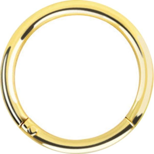 Immagine prodotto Star Piercing Anello a micro segmenti con cerniera placcato oro (Argento 925, senza ottone)