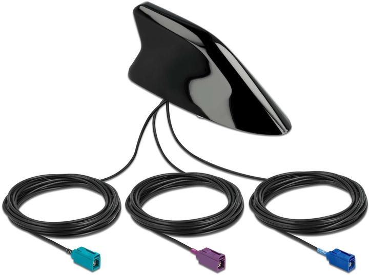 Image du produit Delock Antenne Shark Fin avec LTE + WLAN + GNSS multibande (GPS, WiFi)