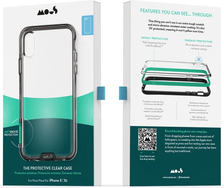 Produktbild Mous Clarity Case (Apple iPhone XS Max)