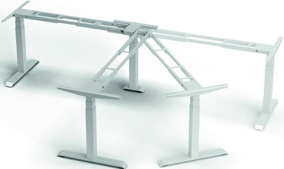 Actual product image Werkstarck Height adjustable electric desk system TQD Flex 90-180