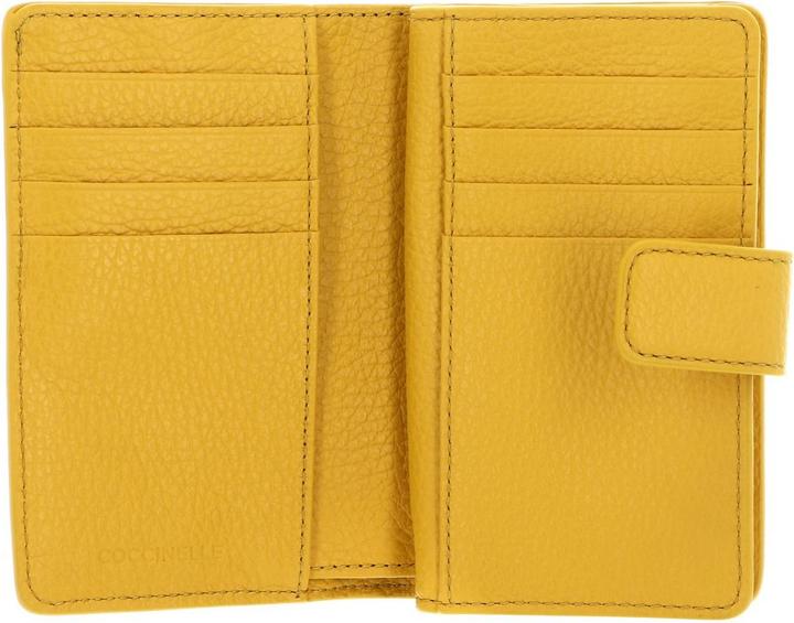 Actual product image Coccinelle Metallic Soft Mini Wallet Grained Leather