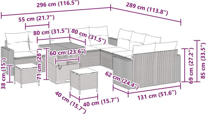 Produktbild vidaXL Keegan