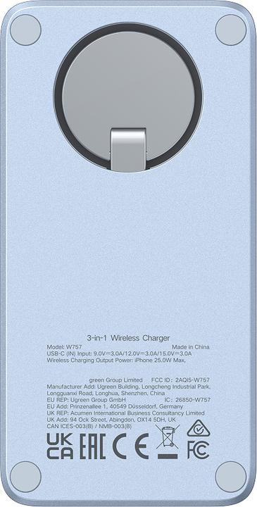 Ugreen Magnetic Wireless Charger 3-in-1 (35 W)