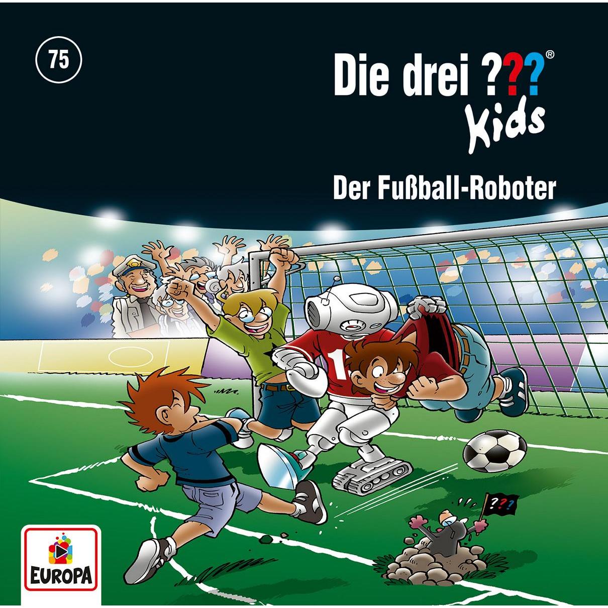 Die drei??? Kids - Der Fussball-Roboter. Tl.75, 1 Audio-CD, Libro per bambini di Ulf Blank