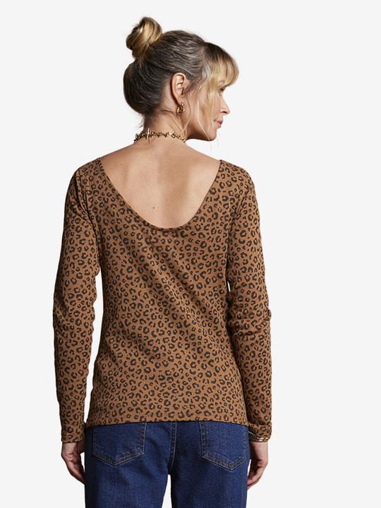 Actual product image Envie de Fraise Bio-Kollektion: Umstandsshirt mit Leoprint (44, 46)