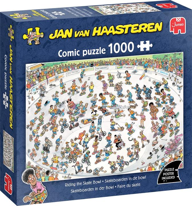 Skateboarden in der Bowl (1000 pieces)